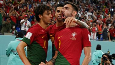 Bruno Fernandes Brace Helps Portugal Qualify for FIFA World Cup 2022 Round of 16 With 2–0 Win Over Uruguay (Watch Goal Video Highlights)
